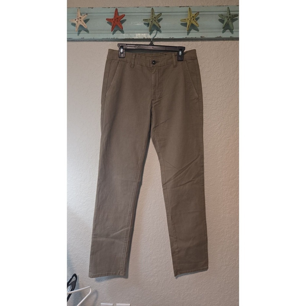 AG Mens Dark Tan‎ Chino Pants 31 x 33